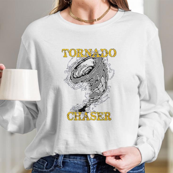 Tornado Chaser Long Sleeve T-Shirt Gifts for Her