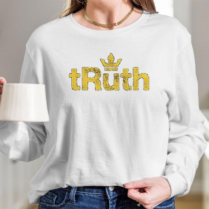 Truth Rbg Ruth Bader Ginsburg Supreme Court Graphic Novelty Long Sleeve T-Shirt Gifts for Her