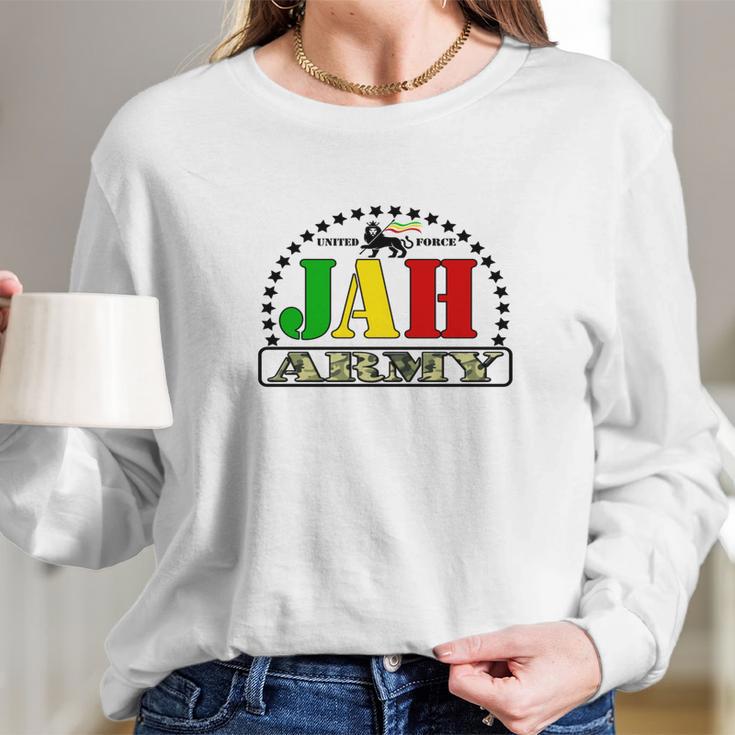 United Force Jah Army Long Sleeve T-Shirt Gifts for Her