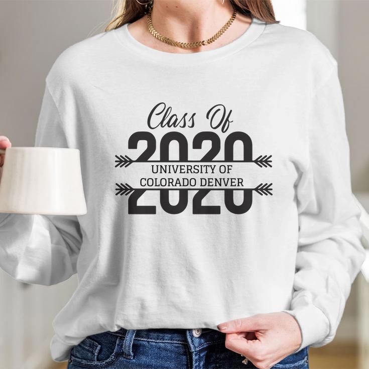 University School Graduation University Of Colorado Denver Graduate Class Of 2020 Long Sleeve T-Shirt Gifts for Her