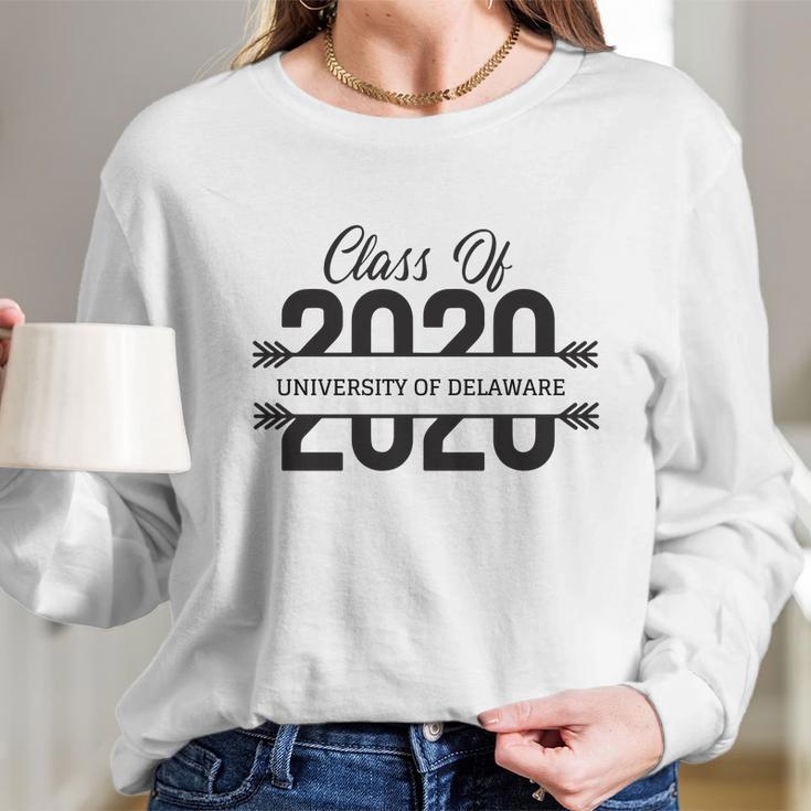 University School Graduation University Of Delaware Graduate Class Of 2020 Long Sleeve T-Shirt Gifts for Her