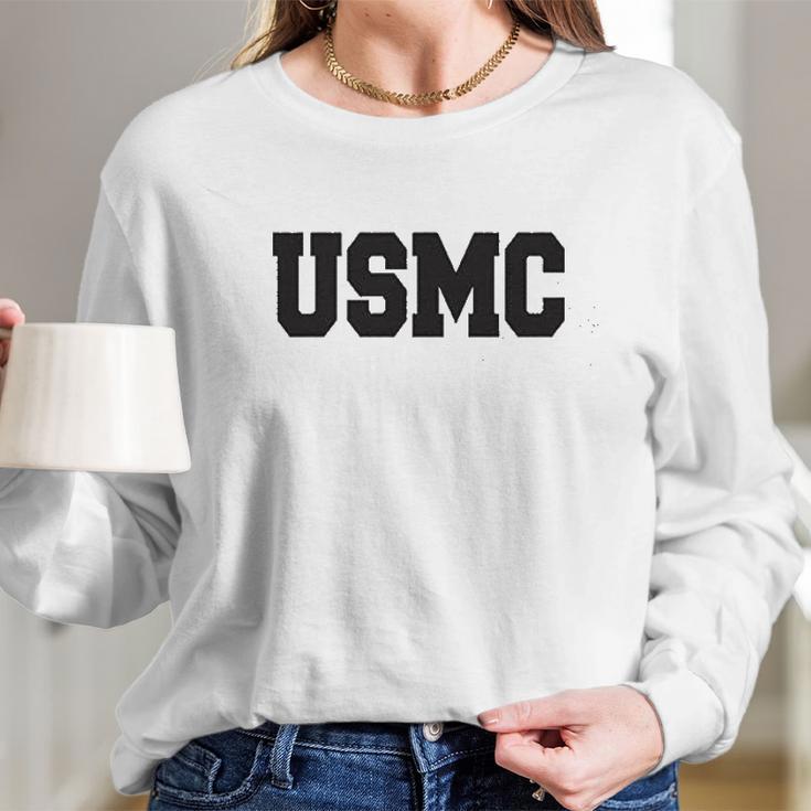 Usmc Classic Long Sleeve T-Shirt Gifts for Her