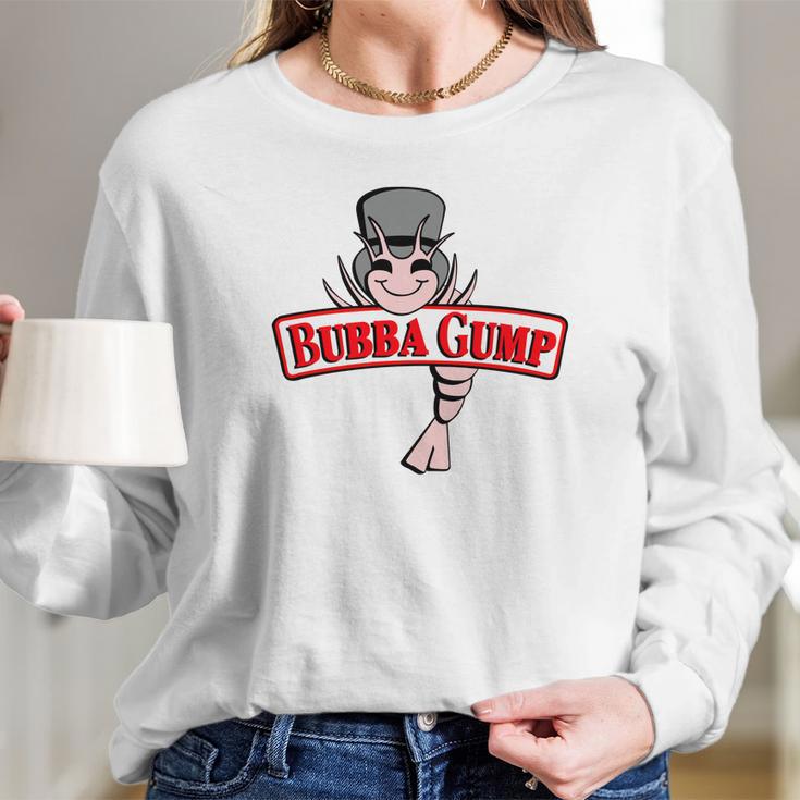 Vector Design Bubba Gump Funny T-Shirt Long Sleeve T-Shirt Gifts for Her