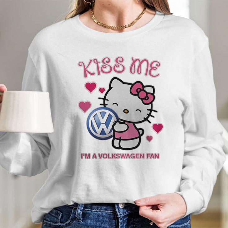 Volkswagen Fan Kiss Me Long Sleeve T-Shirt Gifts for Her