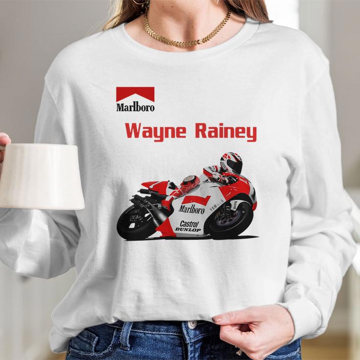 Wayne Rainey Yamaha Long Sleeve T-Shirt Gifts for Her