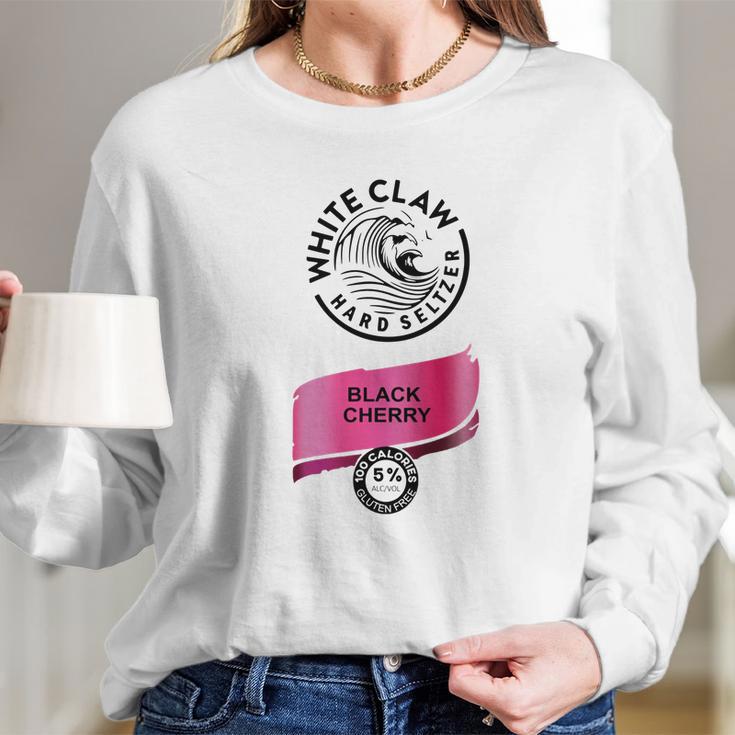 White Claw Hard Seltzer Black Cherry Shirt Long Sleeve T-Shirt Gifts for Her