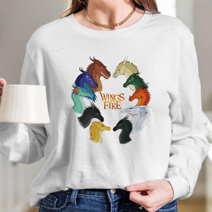 Wings Of Fire All Together Dragon Long Sleeve T-Shirt Gifts for Her