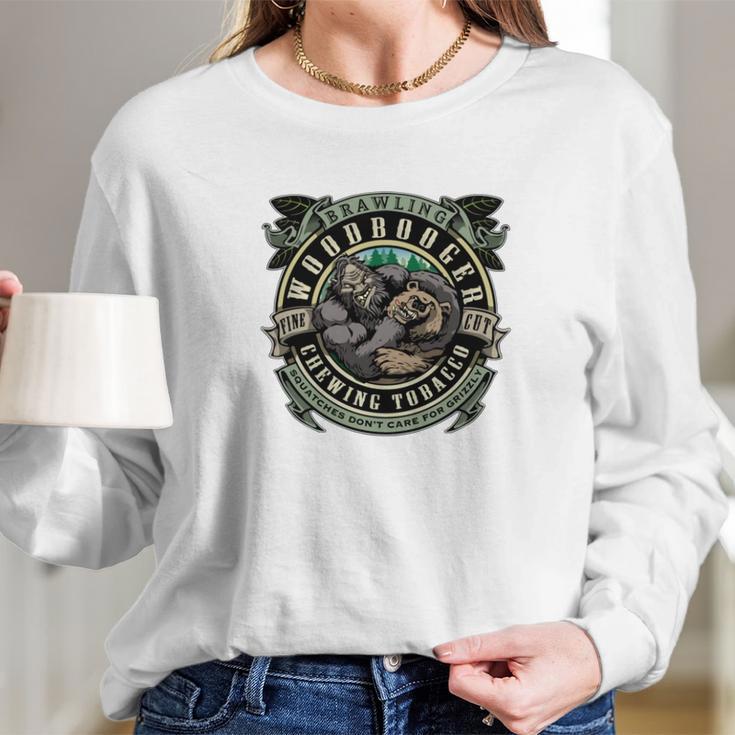 Woodbooger Chewing Tobacco Long Sleeve T-Shirt Gifts for Her