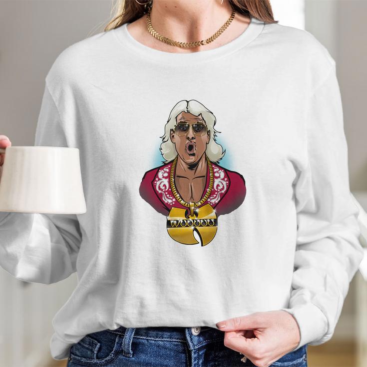 Wwe Ric Flair Woo Tang Long Sleeve T-Shirt Gifts for Her