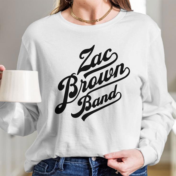 Zac Brown Band Logo Long Sleeve T-Shirt Gifts for Her