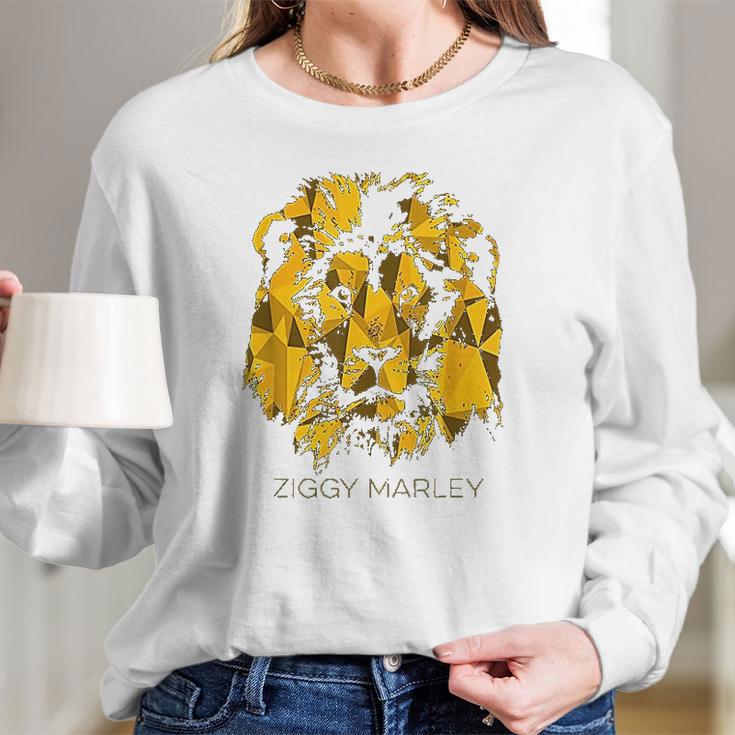 Ziggy Marley Lion Long Sleeve T-Shirt Gifts for Her