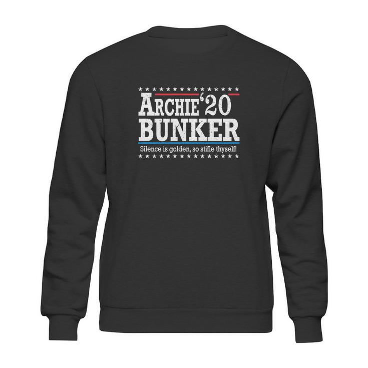 2020 Archie Bunker Silence Is Golden So Stifle Thyself Sweatshirt