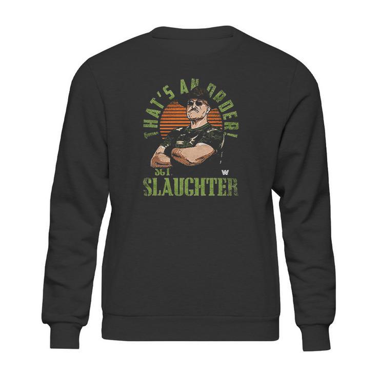 500 Level Sgt Slaughter Wwe Sweatshirt