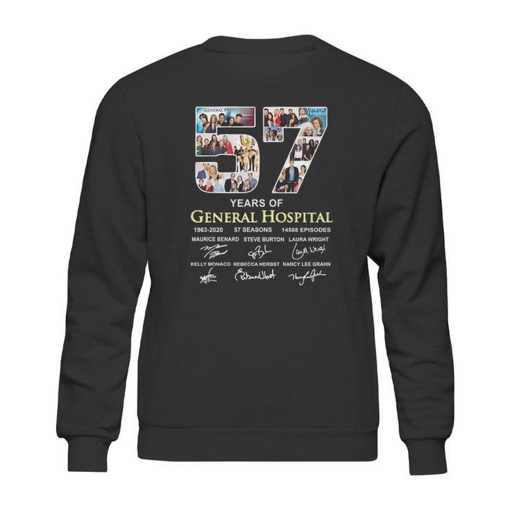 57 Years Of General Hospital 1963 2020 57 Seasons All Characters Signatures Shirtn Sweatshirt