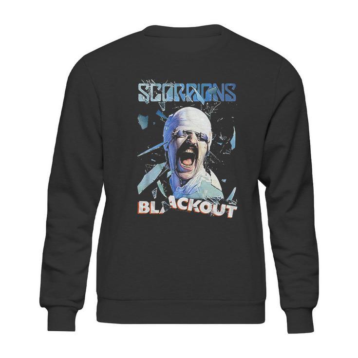 Ae Designs Scorpions Blackout Album Black Sweatshirt