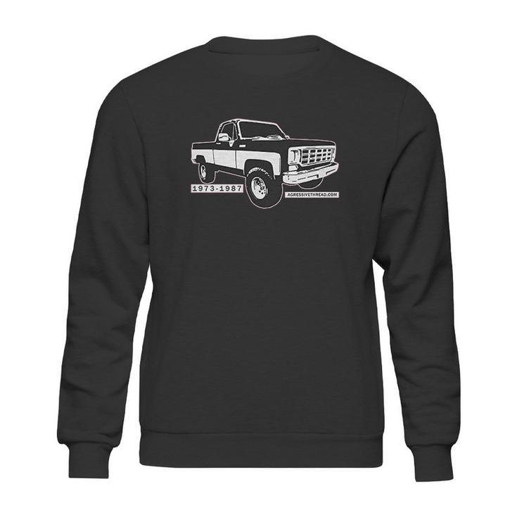 Aggressive Thread Square Body 1973 1987 Squarebody Sweatshirt