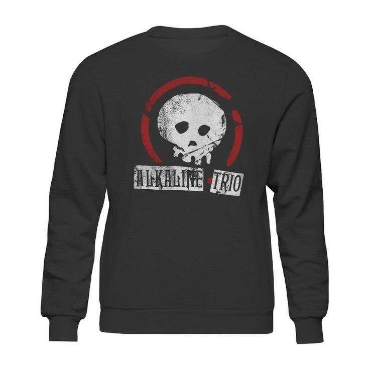 Alkaline Trio Cracked Skull T-Shirt Sweatshirt