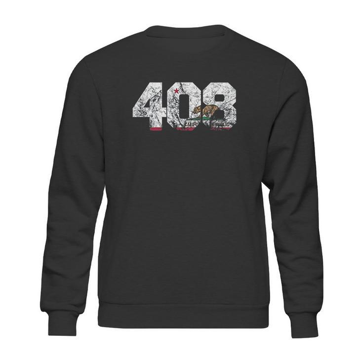 Area Code 408 San Jose California T Sweatshirt