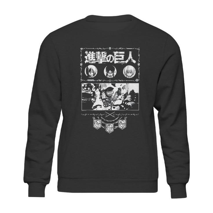 Attack On Titan Ornate Collage Sweatshirt