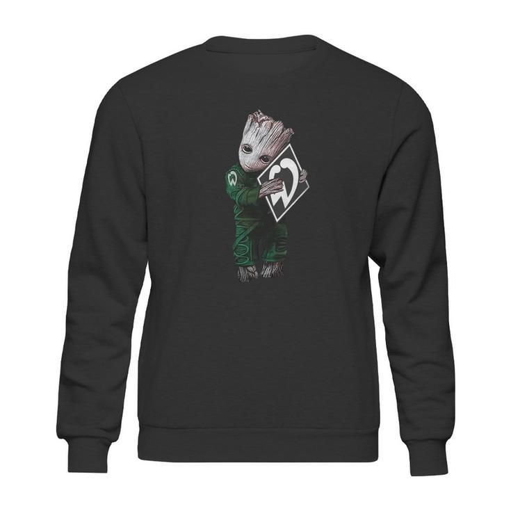 Baby Groot Hug Werder Bremen Sweatshirt