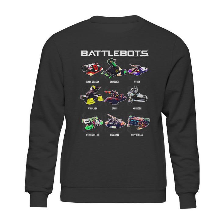 Battlebots Group Robot Photo Box Up Sweatshirt