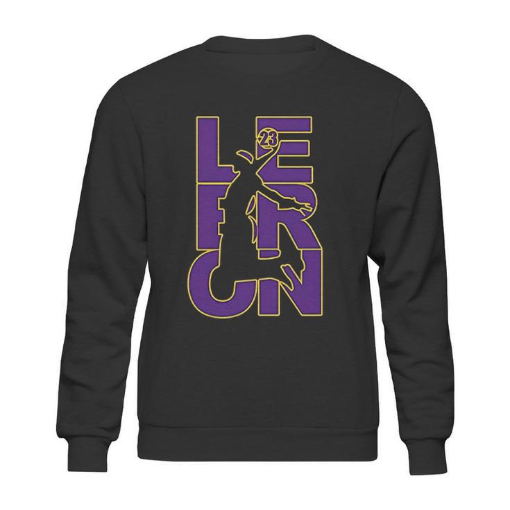 Beach Open Lebron Fan 23 Los Angeles La Basketball Dt Sweatshirt