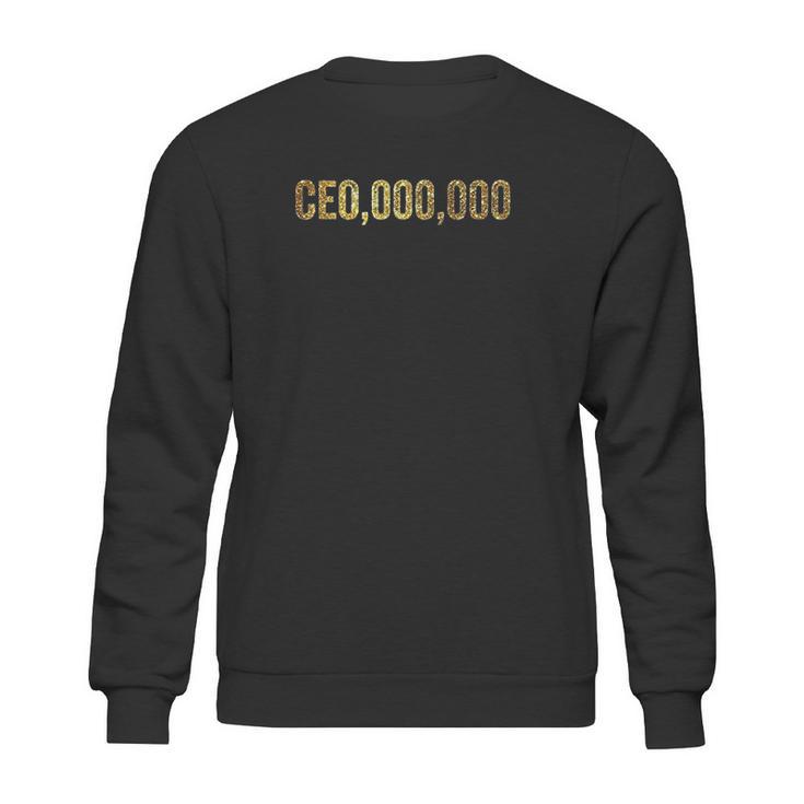 Bibox Plus Entrepreneur Ceo000000 Gold Startup Sweatshirt