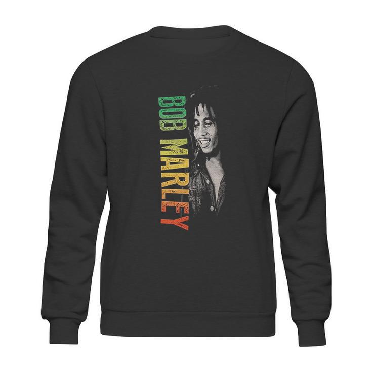 Bob Marley Marley Smile Gardient Sweatshirt