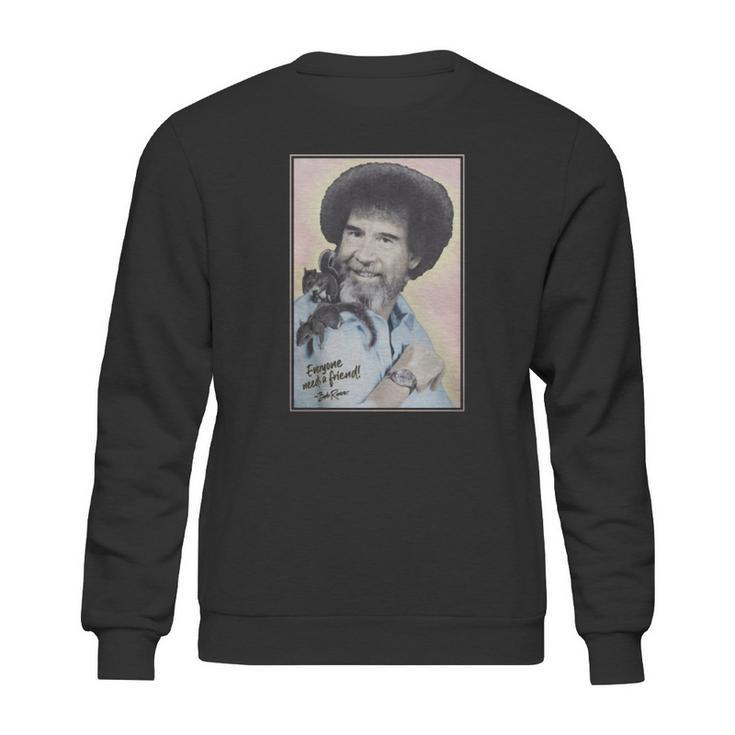 Bob Ross Squirrel Tee Sweatshirt