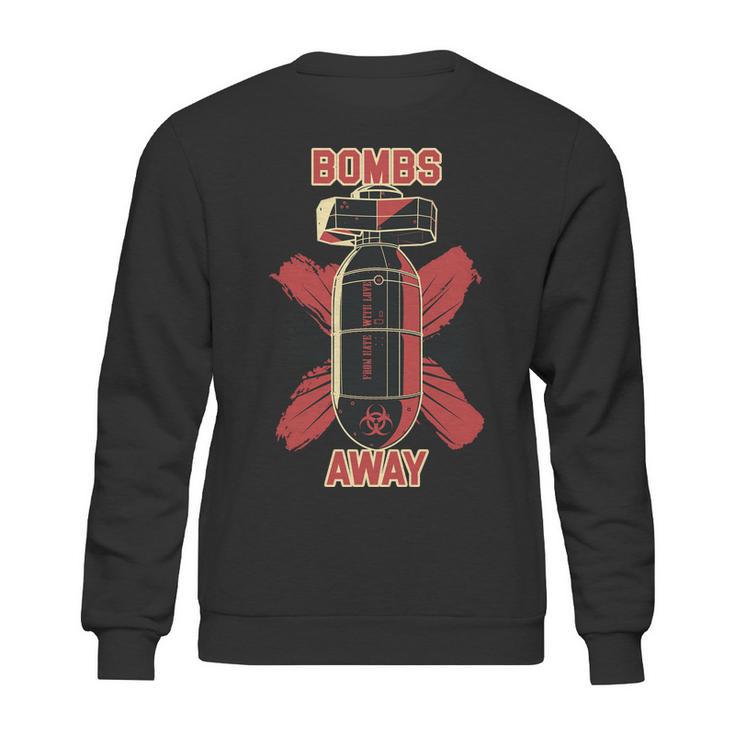 Bombs Away Trash Polka Sweatshirt