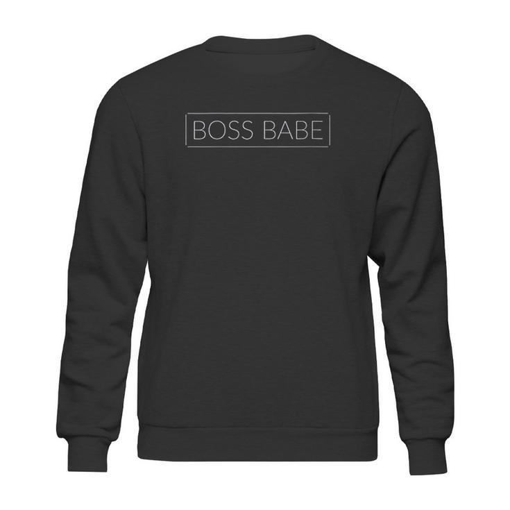 Boss Babe  Simple Design Sweatshirt