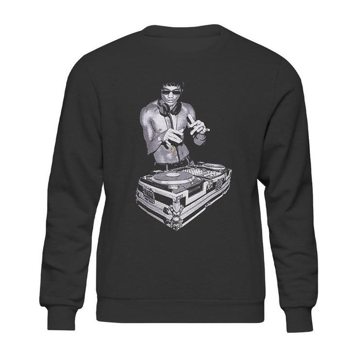 Bruce Lee Dj Dragon Classic Sweatshirt