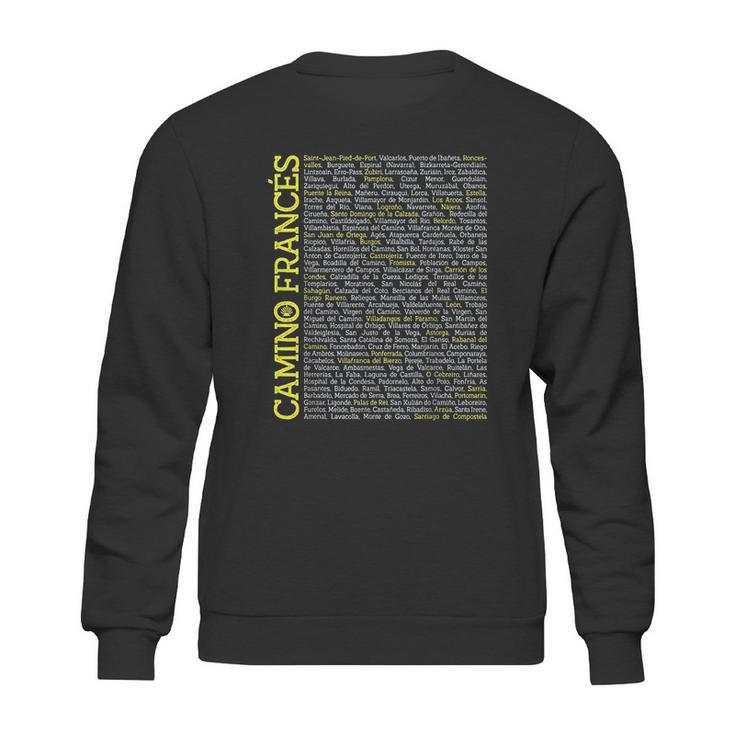 Camino De Santiago Pilgrim Way Of Saint James Stages Gift Sweatshirt