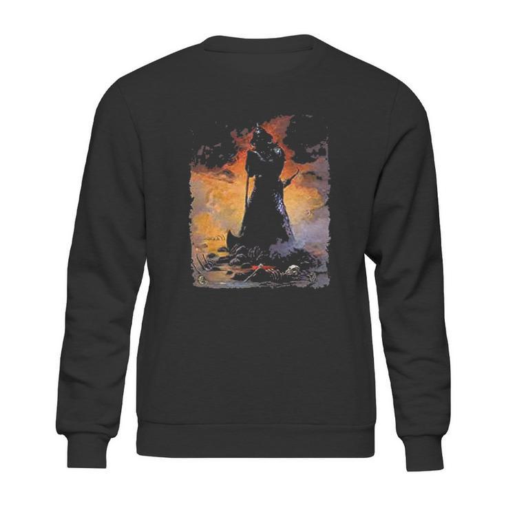 Death Dealer Three By Frank Frazetta Art Sweatshirt