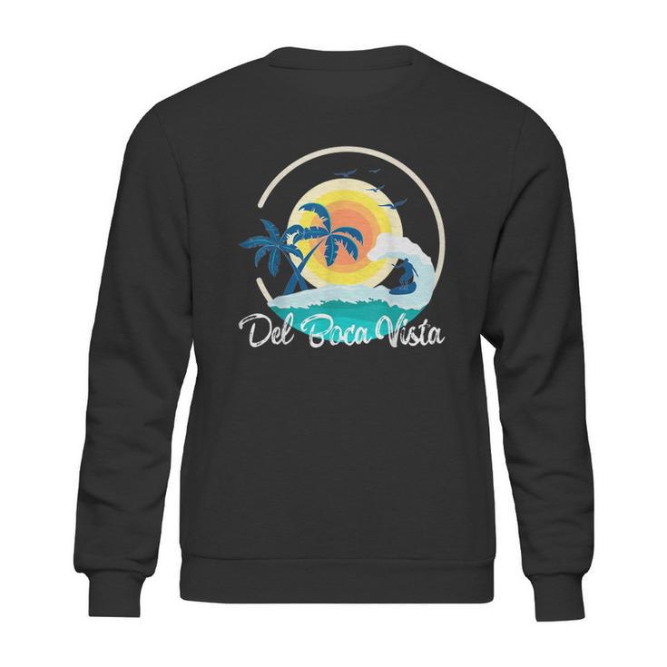 Del Boca Vista Retro Retirement Florida Sweatshirt