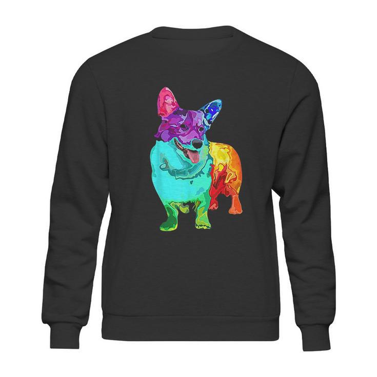 Dog Lover Gifts Welsh Corgi For Colorful Corgi Sweatshirt