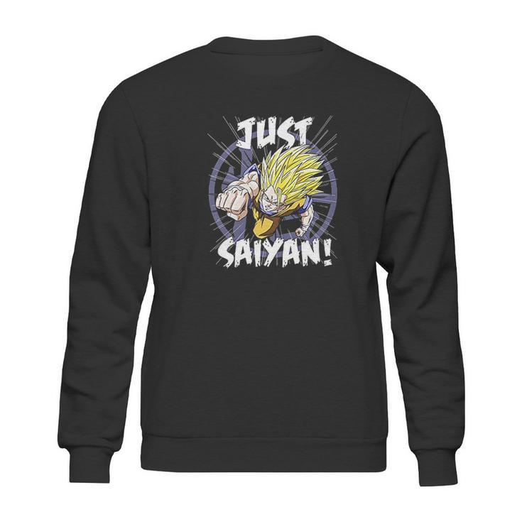 Dragon Ball Z Just Saiyan Sweatshirt