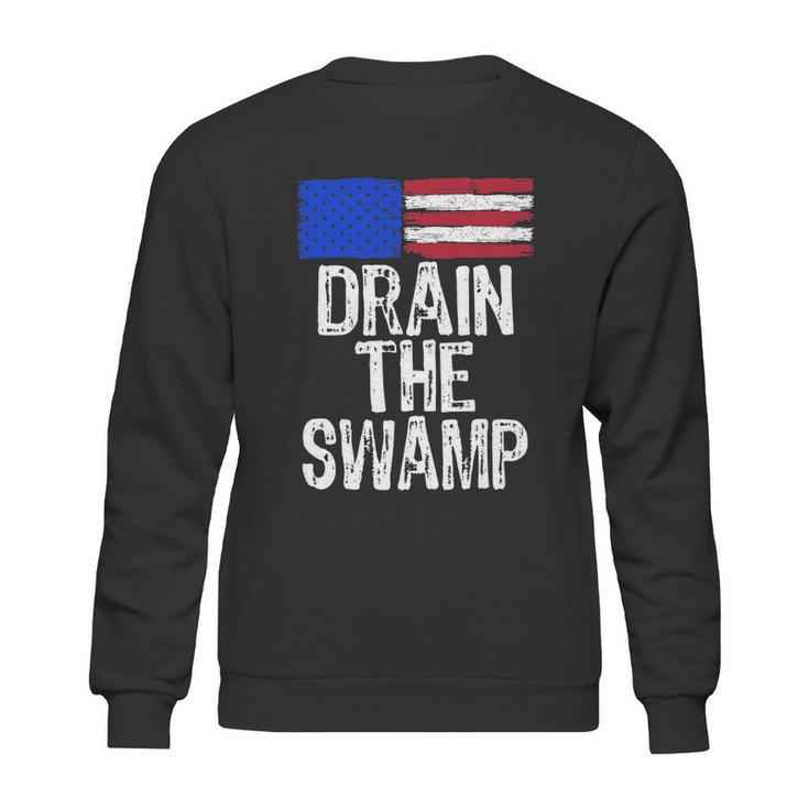 Drain The Swamp Graphic Design Printed Casual Daily Basic Sweatshirt