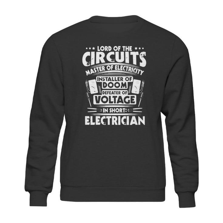 Electrician Sparky Electricity Lord Gift Present Sweatshirt