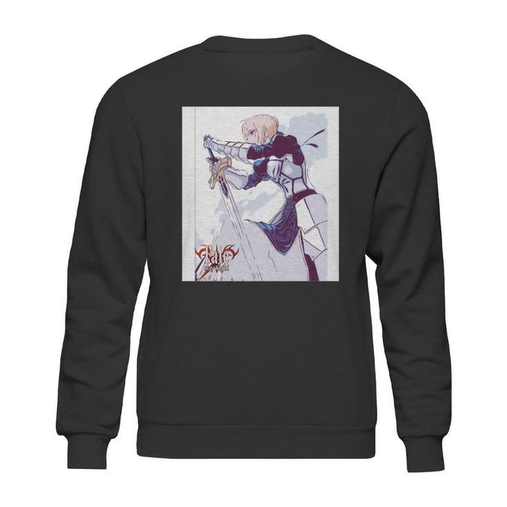 Fate Series Fatestay Night Saber Sketch T Shirt S997 Sweatshirt