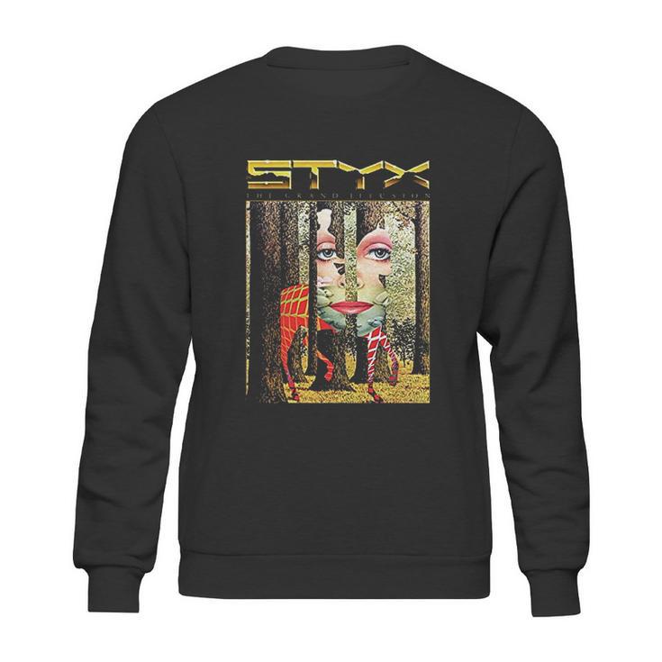 Fightor Styx The Grand Illusion Printed Sweatshirt