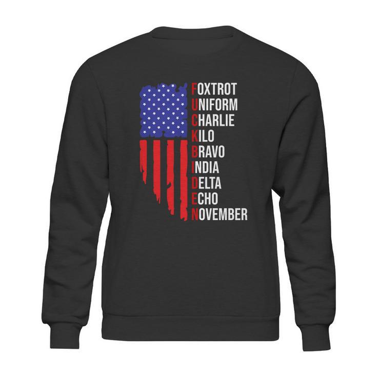 Fuck Biden Shirt Foxtrot Uniform Charlie Anti Joe Biden Sweatshirt