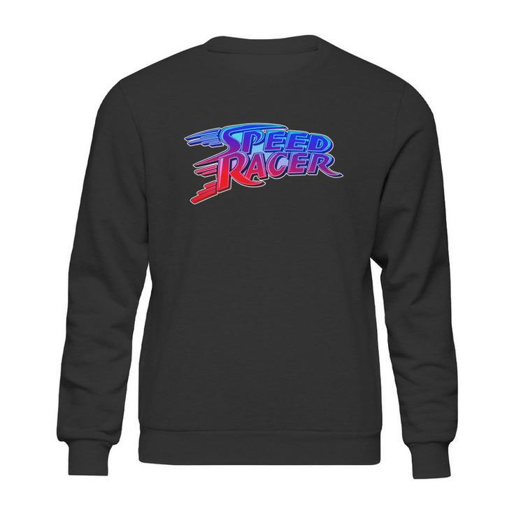 Funny Classic Retro Speed Racer Logo Sweatshirt