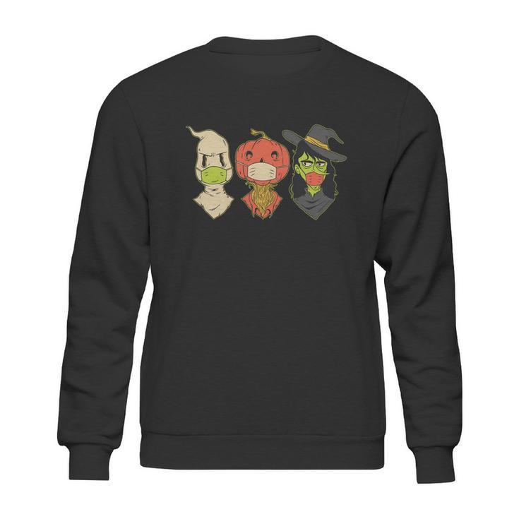 Funny Halloween Halloween Creatures Pandemic Sweatshirt