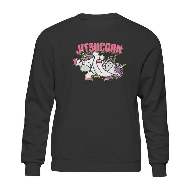 Funny Jiu Jitsu Cute Unicorn Self Defense Sweatshirt