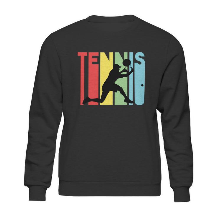 Funny Retro Tennis Logo Sweatshirt