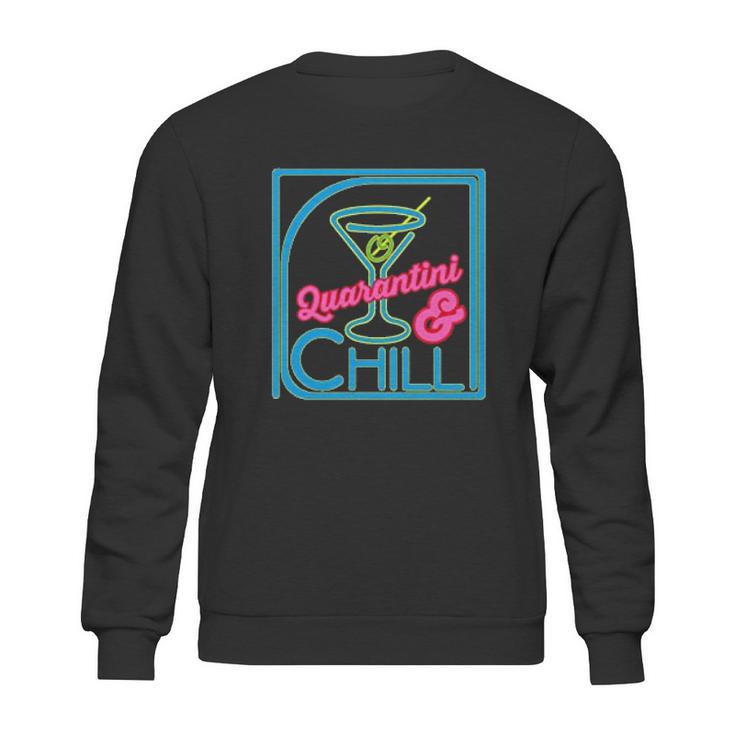 Funny Social Distancing And Chill Sweatshirt