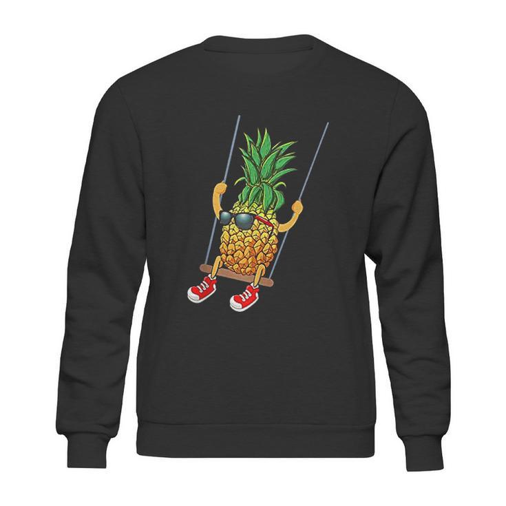 Funny Swinging Pineapple Swinger Sweatshirt