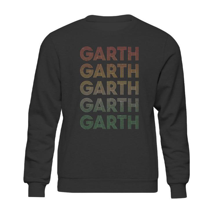 Funny Vintage Retro Style Garth Sweatshirt