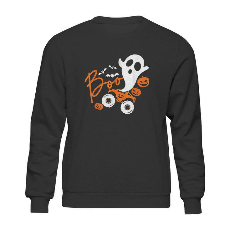 Ghost Rider Truck Monster Halloween Pumpkin Sweatshirt